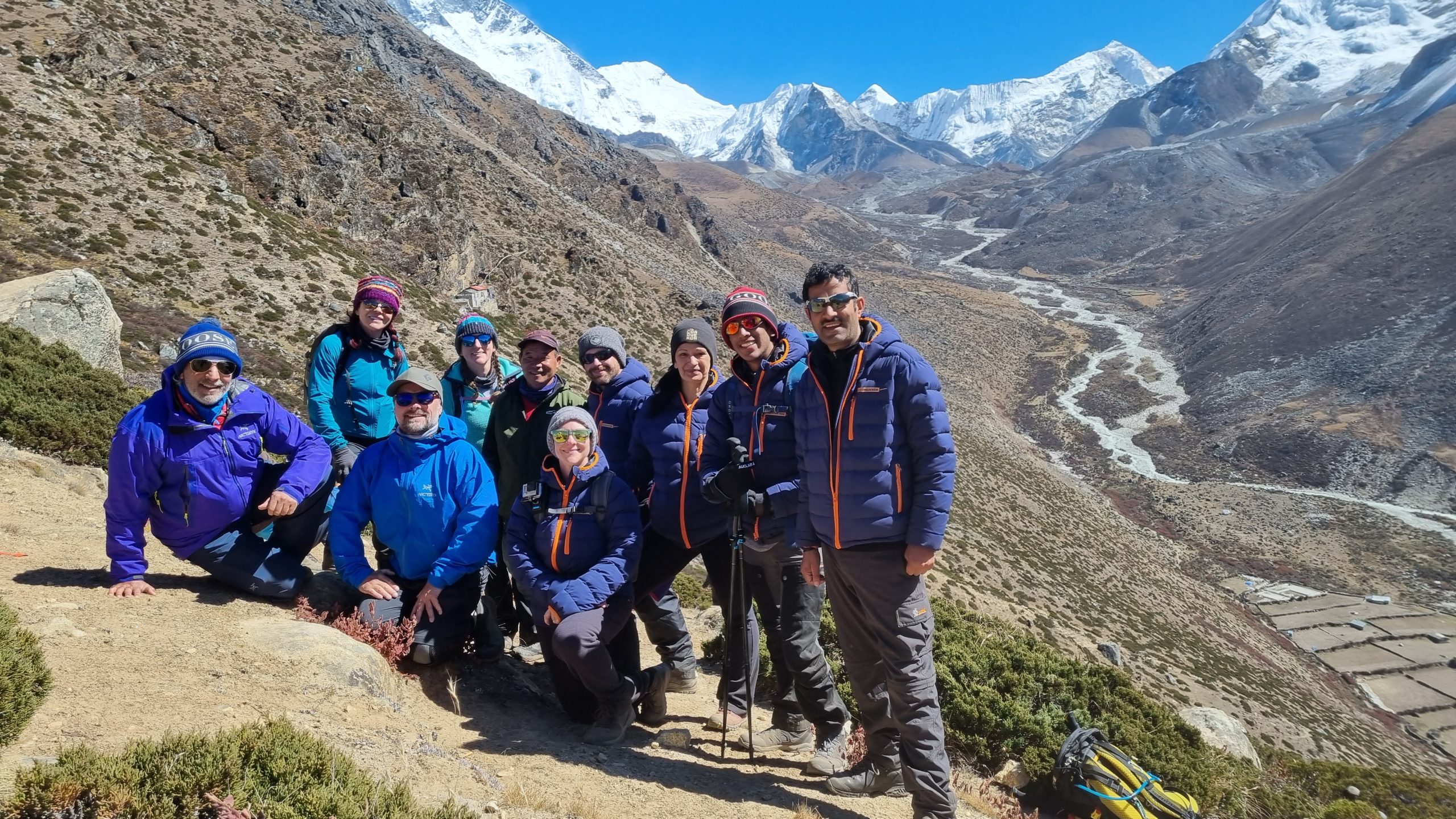 Happy People on The Everest Base Camp Trek